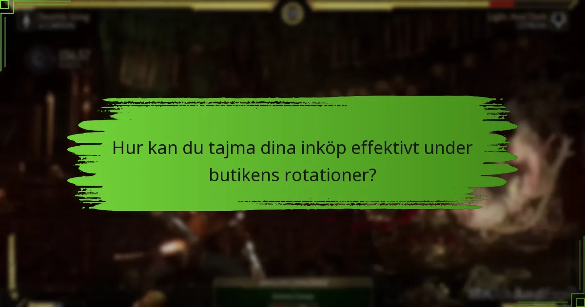 Vilka strategier maximerar belöningar under butikens rotationer?