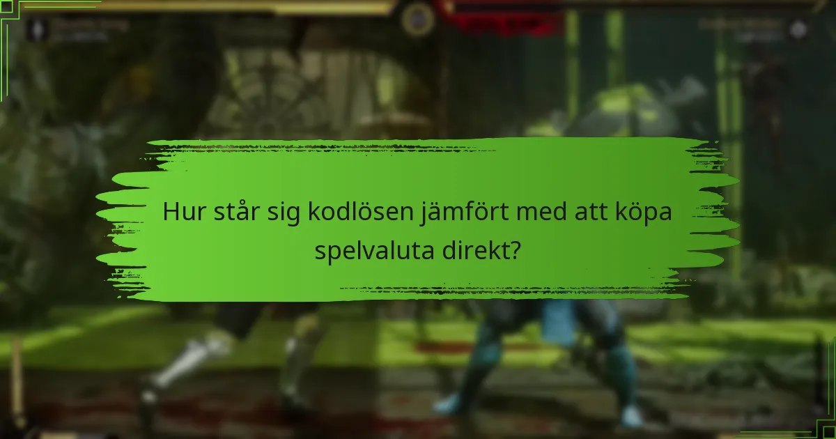 Vilka typer av koder finns tillgängliga för Mortal Kombat 11?